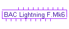 BAC Lightning F.Mk6