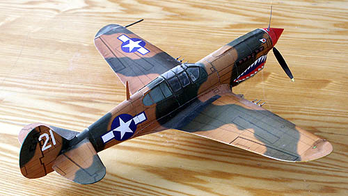P-40M. Готовая модель.