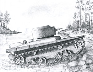 Легкий плавающий танк Т-37